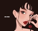 商用OK✅サムネ・アイコン・ヘッダーなど描きます 活動者様大歓迎❣️綺麗/クール/オシャレな女の子お描きします イメージ5