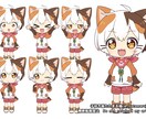 表情差分立ち絵描きます パーツ60種以上！ショート動画にもおすすめ イメージ7