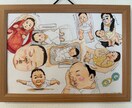 写真からA4サイズのコラージュ原画を制作します 写真10枚をもとに、A4原画一点を仕上げます イメージ5