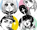 往年の少女漫画風アイコン・イラスト作成します ～あんなギャグからこんなシリアスまで～ イメージ5
