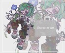 デフォルメ全身キャラクターイラストかきます ミニキャラ/グッズ/アクスタ/vtuber/カートゥーン イメージ1