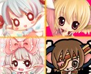 アイコン★デフォルメ【バストアップ】承ります 楽しくSNSを活用する為にお手伝いします☆ イメージ1