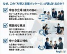 美容室向け AI導入を便利に詳しくコンサルします 「AIを入れるべきか？」を失敗せずに判断するための最初の一歩 イメージ4