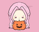 ハロウィン 量産描きます かぼちゃに入ってるイラスト描きます イメージ4