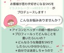 イラスト×文章でSNSプロデュース+サポートします ヘッダー/アイコン/プロフィール文+SNS発信サポートも♡ イメージ2