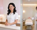 美容サロン専用のAI看板娘をデザインしますます クリニックの安心感と清潔感を伝えるキャラクターを制作 イメージ3