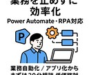 RPAの不具合・お悩み30分で解決します 【平日夜OK】不具合・お悩み解決 イメージ1