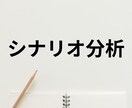 シナリオをより良いものにするお手伝いをします 「ストーリー分析・フィードバック・アイディアの提案」 イメージ1