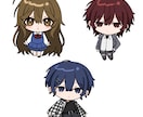 愛おしい！ミニキャラ描きます 商用利用可！グッズ用やアイコンなどに最適です イメージ1