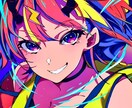初サービスの為格安でご希望のイラスト作成承ります ビビットカラーのかっこいい女の子が特徴です！ イメージ3