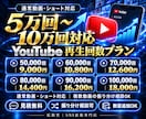 YouTubeの再生回数を5万回以上増やします 最大10万回｜ショート動画対応｜複数動画への振分け可 イメージ2