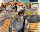 思い出の場所、好きな風景、お店、街、描きます 大切な場所を絵画として残したい方へ。大切な人への贈り物に イメージ3