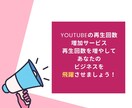 YouTube再生回数増やします YouTube再生数UP♪あなたの動画をもっと多くの人に！ イメージ2