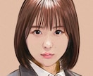 キャンバスのような質感のある似顔絵を描きます シックで温かみのある落ち着いたイラストをどうぞ。 イメージ5