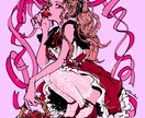 魅力たっぷり思わず目を惹くイラスト作成いたします 強めでセクシーな女の子を得意とします イメージ1