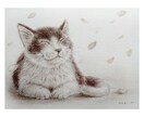 ほっこりセピア調うちの子似顔絵 パステルで描きます 写真には残らない、そのコのぬくもりを一枚のイラストに イメージ6