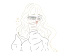 ゆるポップ線画であなただけの1枚描きます SNSや名刺に、優しくて繊細な世界観をプラス イメージ3