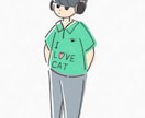 ゆるふわ系のイラスト作成します カップルのゆるふわ系キャラなど イメージ2