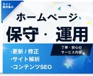 HPの保守管理・運用をいたしますます HP制作後も安心！プロにお任せ！ イメージ1