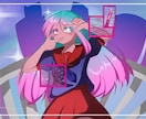デジタルイラスト作成承ります 可愛らしい表情と色で個性的なキャラクターを描きます☺️ イメージ1