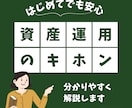 投資の「分からない」を資料にします あなたの理解度に合わせてPDFで分かりやすく整理 イメージ1