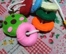 ハンドメイドの商品を作ります 小さいお子様向けのおもちゃ、ピアス、エコバッグなど作ります。 イメージ1