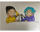 アナログならではの温かみのあるイラスト描きます コピック着色のイラストを描きます。 イメージ8