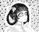ペン画1枚絵描きます 本の表紙や挿絵､スマホ壁紙やアイコン・ヘッダー等に使えます。 イメージ2