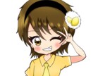 レトロ可愛い女の子のアイコン描きますます レトロでガーリーな雰囲気が好きな方にぴったりのアイコン イメージ2