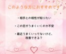 お試し価格☆恋愛運☆大好きな人との相性を占います 大好きな人ともっと仲良くなりたいと思うあなたへ(質問1つ) イメージ4