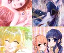 綺麗系イラスト描きます 絵柄は幅広く対応可！お気軽にご相談ください(*´꒳`*) イメージ2