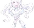 かわいい女の子のイラスト描きます 希望に沿ったイラストを描きます イメージ4
