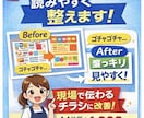 店舗チラシ・POPを読みやすく整えます 現場で「見られる・伝わる」デザインに改善 イメージ1