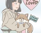 一枚絵やアイコンお描きします ふんわりとした絵やポップなアイコンを描かせていただきます イメージ5
