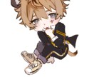 もちもち、かくかくなミニキャラ描きます 海外アニメ風のカクカクや等身、おまんじゅう受け付けてます♡ イメージ1