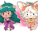 SD・カスタムミニキャライラスト描きます シンプルテイストの可愛いちびキャラをお描きします イメージ3