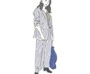 シンプルな全身イラスト描きます アイコン、思い出作りに...。 イメージ3