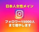 インスタグラムの日本人女性フォロワーを増やします ★高品質★インスタの日本人女性メインで＋100人増やします イメージ1