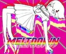 サイケデリックでガツンと目を引く絵を描きます サイケデリックでケミカルな世界観にポップな人物イラスト イメージ7