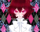 デジタルイラストでアイコン作成致します 目ヂカラ強め！リクエストのバストアップのアイコン描きます! イメージ2