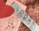 ポストカードにイラスト描きます 可愛いくてカラフルなイラストが好きな学生さんなどにオススメ！ イメージ1