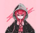 漫画タッチの可愛いキャラクター作成します グッズやSNSアイコン、アバターとしても使えます！ イメージ2