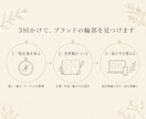 魅せるブランディングで選ばれる入口を整えます 現状の棚卸し・世界観設計で“売るより響く” 魅せ方を提案！ イメージ4