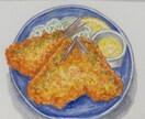美味しそうな料理イラスト描きます 水彩画の細かいタッチでこだわり感溢れる料理に！ イメージ7