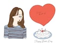 大人かわいい♡おしゃれな誕生日イラスト描きます 特別感UP!お友達、家族、大切なひとへプレゼントに♡ イメージ3