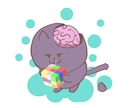 かわいいデフォルメキャラ描きます ゆるふわなキャラデザします。タッチは画像をご確認ください。 イメージ2