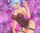 バストアップイラスト描きます 最短3日～5日でお届けいたします イメージ3
