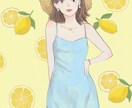 NY美大生がおしゃれなアイコン/イラストを描きます 好きな自分のファッションやメイクをイラスト化して記録する♡ イメージ2