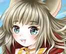 SNSアイコン用などに！かわいい少女の顔 描きます SNSアイコンにぴったりおさめたい方へ、丸形の制作も！ イメージ1