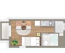 おしゃれで目を引く間取り図面を作ります パッと見でお部屋のイメージが湧きます。民泊案件実績多数あり。 イメージ5